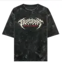 Berserk Acid Wash Black 240gsm Oversized t-shirt 