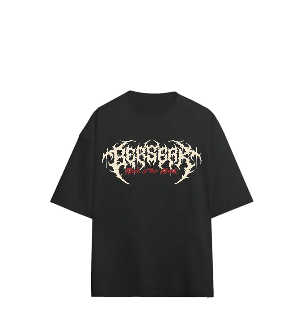 Berserk Black 240gsm Oversized t-shirt 
