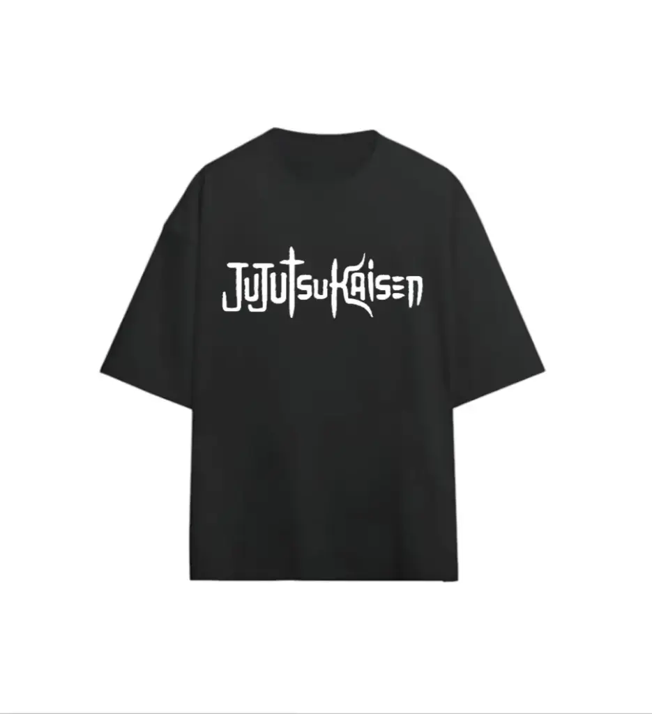 Jujutsu Kaisen Black 240gsm Oversized t-shirt 