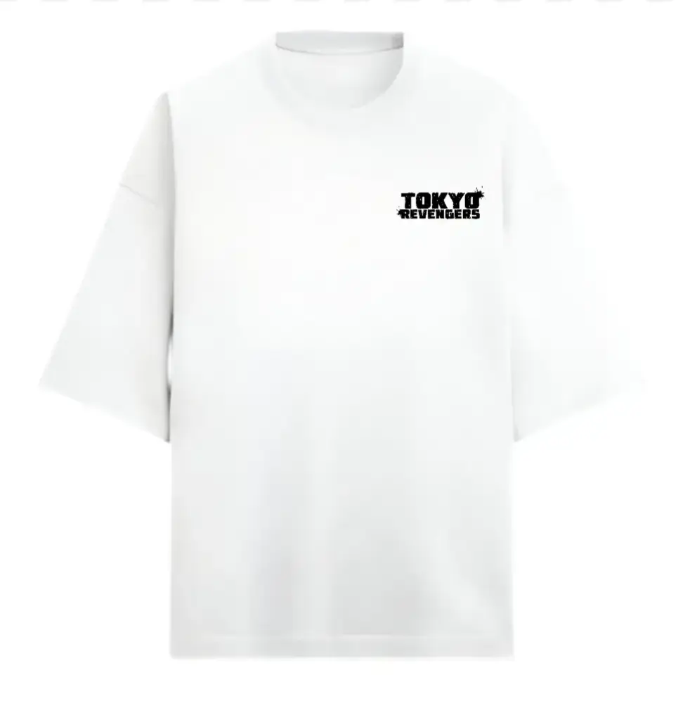 Tokyo Revengers White 240gsm Oversized t-shirt 