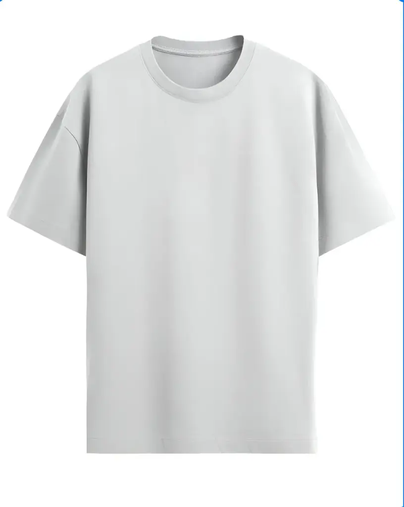 White 240gsm plain Oversized t-shirt 