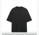 Black 240gsm plain oversized t-shirt 