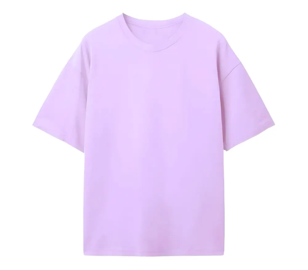 Lavender 240gsm plain Oversized t-shirt 