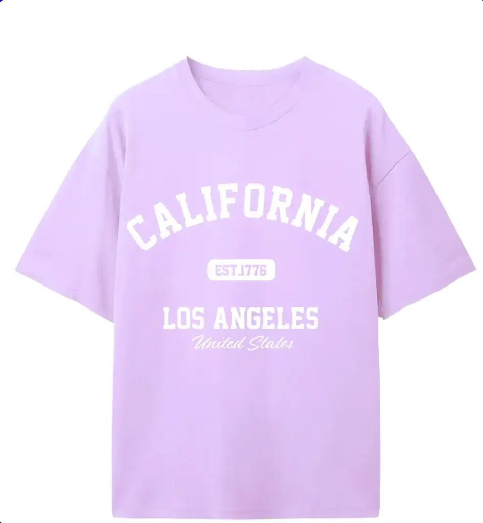 California Lavender 240gsm Oversized t-shirt  (S)