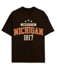 Michigan Brown 240gsm Oversized t-shirt 