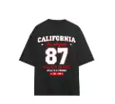 California Black 240gsm Oversized t-shirt 