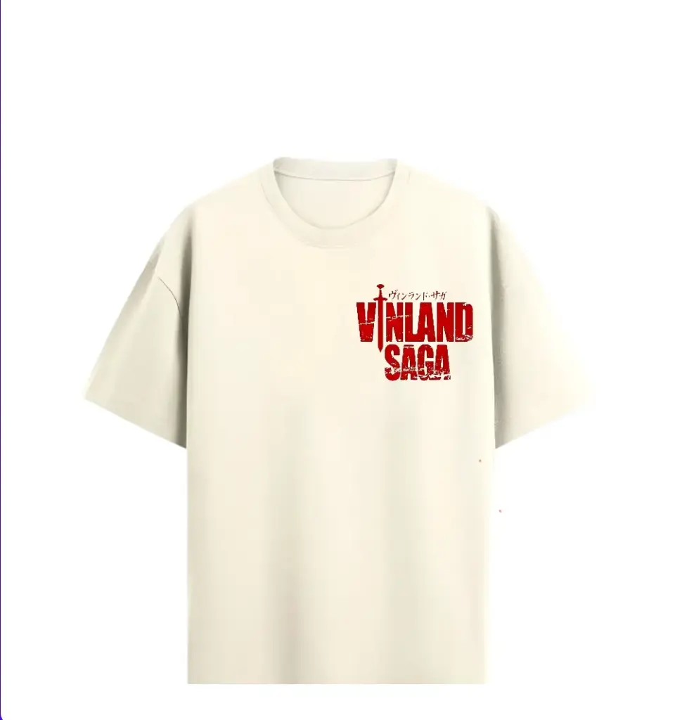 Vinland Saga Off White 240gsm Oversized t-shirt 